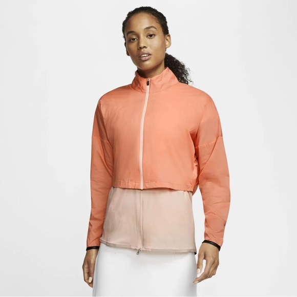 Nike Women's Repel 3-in-1 Golf Windbreaker Jacket Women's Orange  SIZE M - Picture 1 of 12